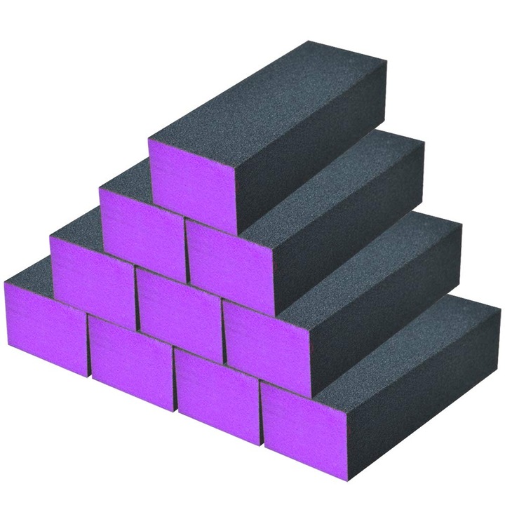 Set 10 buc Buffere Unghii mov Sela