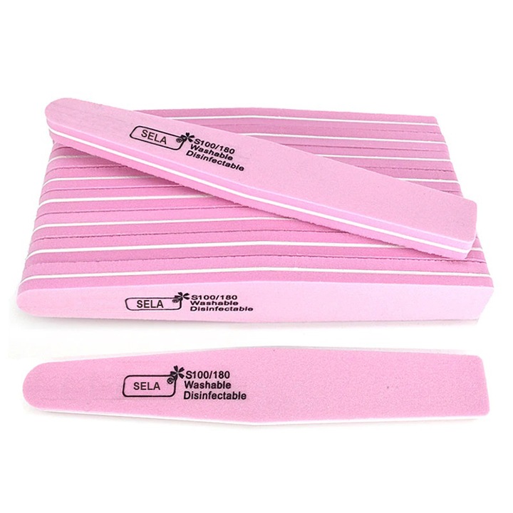 Set 10 Pile Buffer Sela Refolosibile, Lavabile, Monocolore 100/180