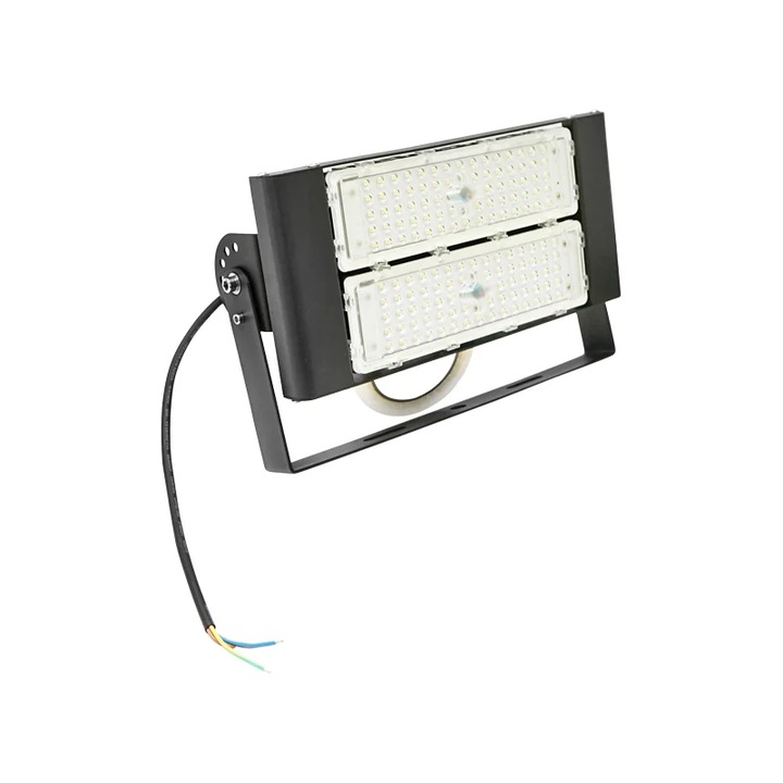 Lampa LED tip proiector iluminat stradal 100W temperatura culoare 6500K, protectie IP67