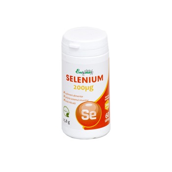 Seleniu, Enigma Plant, 60 Capsule, 200 µg Seleniu, Enigma Plant, 60 Capsule, 200 µg