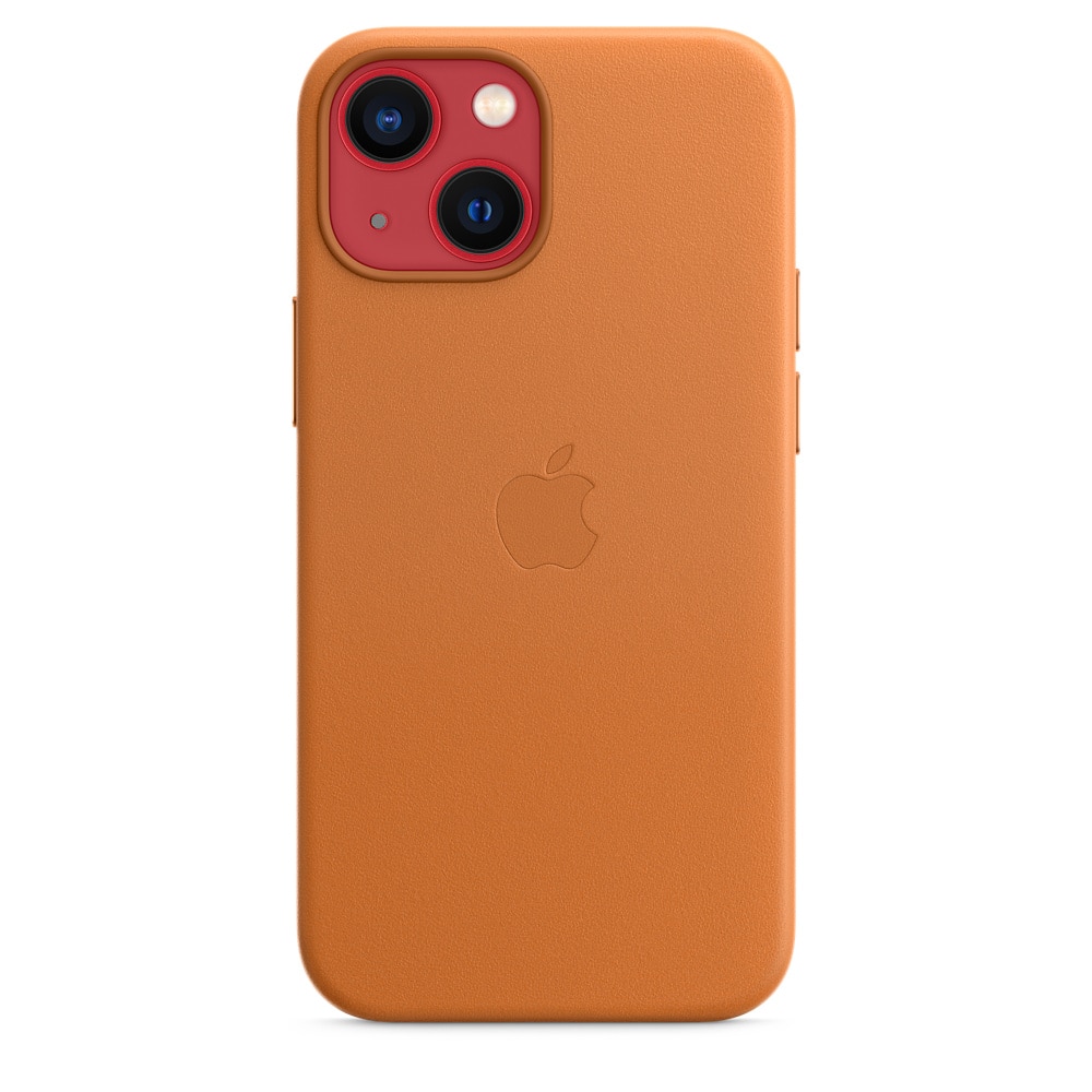 Husa de protectie Apple Leather Case with MagSafe pentru iPhone 13 mini