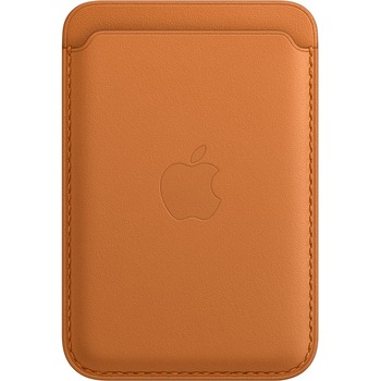 Husa de protectie Apple Leather Wallet MagSafe pentru iPhone, Golden Brown Husa de protectie Apple Leather Wallet MagSafe pentru iPhone, Golden Brown