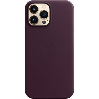 Husa de protectie Apple Leather Case with MagSafe pentru iPhone 13 Pro Max, Dark Cherry Husa de protectie Apple Leather Case with MagSafe pentru iPhone 13 Pro Max, Dark Cherry