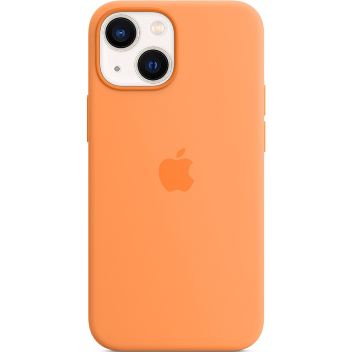 Калъф Apple Silicone Case with MagSafe за iPhone 13 mini, Marigold