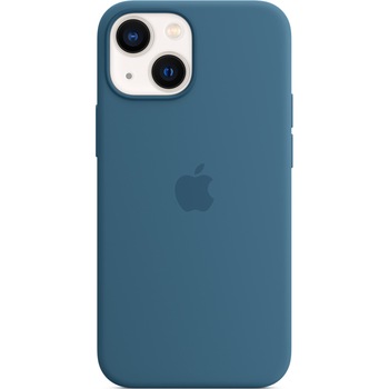 Husa de protectie Apple Silicone Case with MagSafe pentru iPhone 13 mini, Blue Jay Husa de protectie Apple Silicone Case with MagSafe pentru iPhone 13 mini, Blue Jay