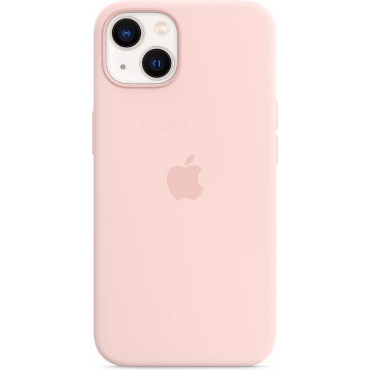 Калъф Apple Silicone Case with MagSafe за iPhone 13, Chalk Pink