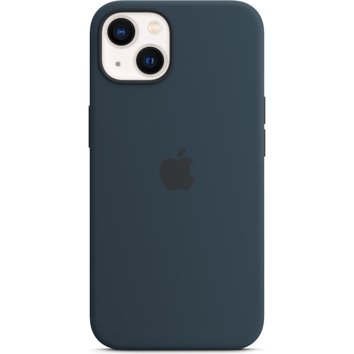 Калъф Apple Silicone Case with MagSafe за iPhone 13, Abyss Blue