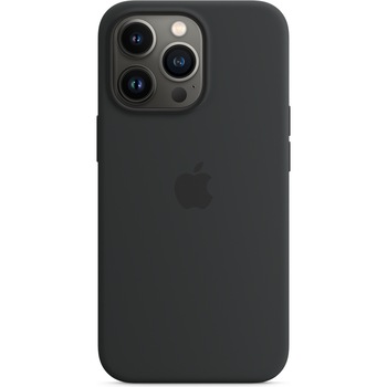 Husa de protectie Apple Silicone Case with MagSafe pentru iPhone 13 Pro, Midnight Husa de protectie Apple Silicone Case with MagSafe pentru iPhone 13 Pro, Midnight