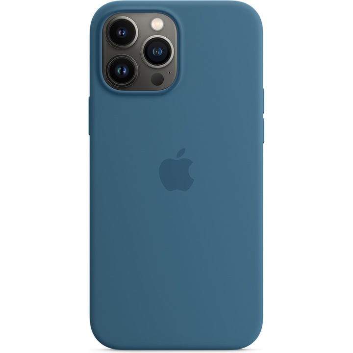 Калъф Apple Silicone Case with MagSafe за iPhone 13 Pro Max, Blue Jay