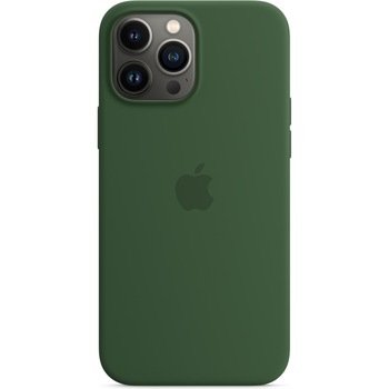 Husa de protectie Apple Silicone Case with MagSafe pentru iPhone 13 Pro Max, Clover Husa de protectie Apple Silicone Case with MagSafe pentru iPhone 13 Pro Max, Clover