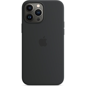 Husa de protectie Apple Silicone Case with MagSafe pentru iPhone 13 Pro Max, Midnight