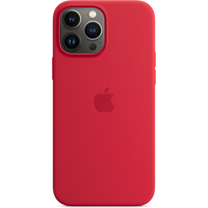 Калъф Apple Silicone Case with MagSafe за iPhone 13 Pro Max, (PRODUCT)RED