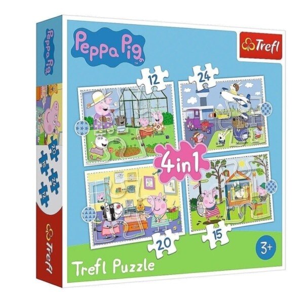 Peppa malac puzzle 4 az 1-ben - Peppa emlékei - eMAG.hu