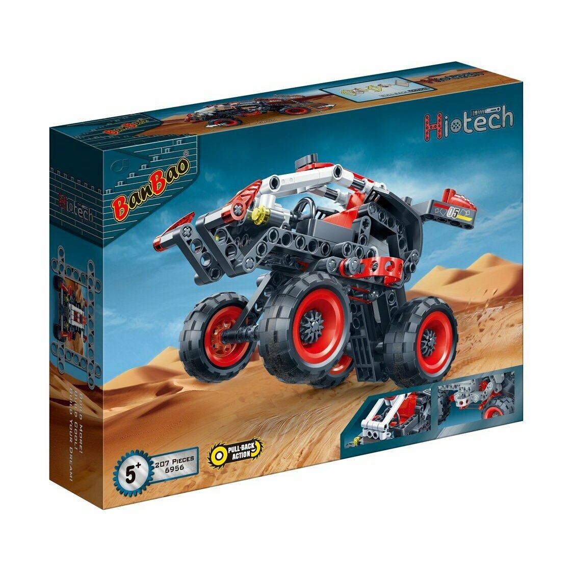 Set ATV Banbao, Hi-tech, 6956, +5 ani, 207 piese, Multicolor