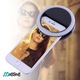Selfie Ring Light LED MaffStuff®, pentru telefoane, tablete si laptopuri, cu incarcare USB, negru