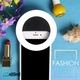 Selfie Ring Light LED MaffStuff®, pentru telefoane, tablete si laptopuri, cu incarcare USB, negru