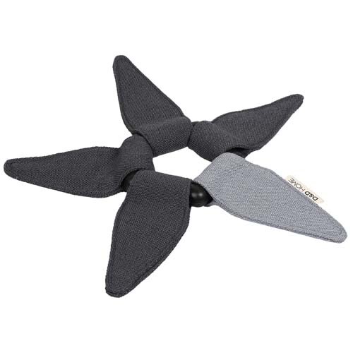 Jucarie pentru caini Ebi D&D Iceflower, 23 x 32 x 2.3 cm, Cauciuc/Textil, Gri antracit