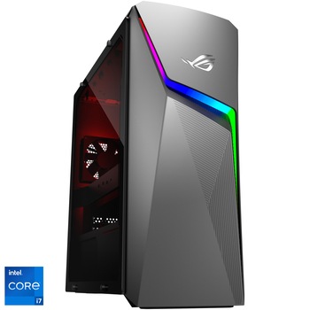 Sistem Desktop PC Gaming ASUS ROG G10CE cu procesor Intel® Core™ i7-11700 pana la 4.90GHz, 16GB DDR4, 512GB SSD PCIe, GeForce® RTX 3070 8GB GDDR6 LHR, No OS Sistem Desktop PC Gaming ASUS ROG G10CE cu procesor Intel® Core™ i7-11700 pana la 4.90GHz, 16GB DDR4, 512GB SSD PCIe, GeForce® RTX 3070 8GB GDDR6 LHR, No OS