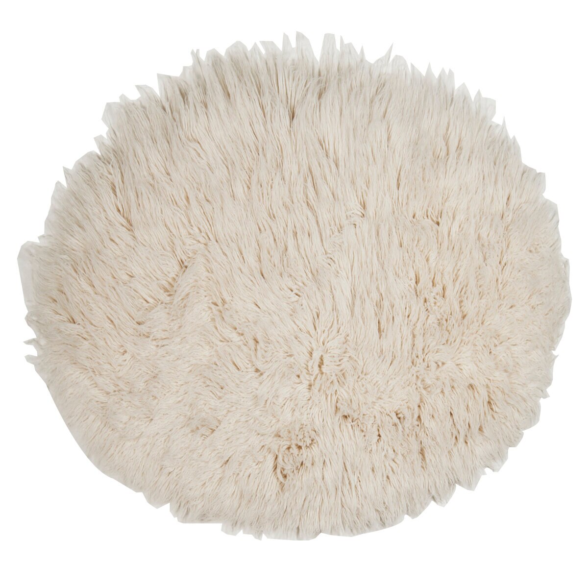 Covor Decorino Uni, lana, alb, 100x100 cm, C85-109502