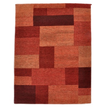 Covor Decorino Patchwork, lana, rosu, 60x90 cm, C50-1025801 Covor Decorino Patchwork, lana, rosu, 60x90 cm, C50-1025801