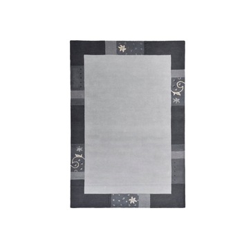 Covor Decorino Geometric, lana, argintiu, 70x140 cm, C10-1023825 Covor Decorino Geometric, lana, argintiu, 70x140 cm, C10-1023825