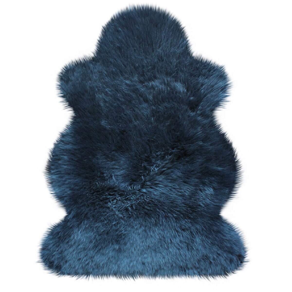 Covor Decorino Uni, lana, albastru inchis, 68x100 cm, C1295-1027716