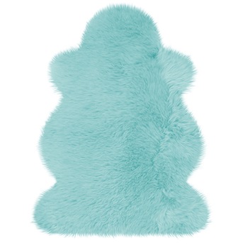 Covor Decorino Uni, lana, turcoaz, 68x100 cm, C1295-1027710 Covor Decorino Uni, lana, turcoaz, 68x100 cm, C1295-1027710