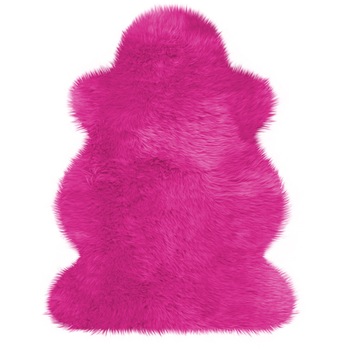 Covor Decorino Uni, lana, roz, 68x100 cm, C1295-1027705 Covor Decorino Uni, lana, roz, 68x100 cm, C1295-1027705