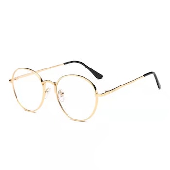 Ochelari cu lentile transparente Nevermore® fara Dioptrii Auriu Ochelari cu lentile transparente Nevermore® fara Dioptrii Auriu