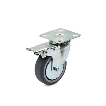 Roata pivotanta cu frana PP/TPR 75 mm Geko G71513 Roata pivotanta cu frana PP/TPR 75 mm Geko G71513
