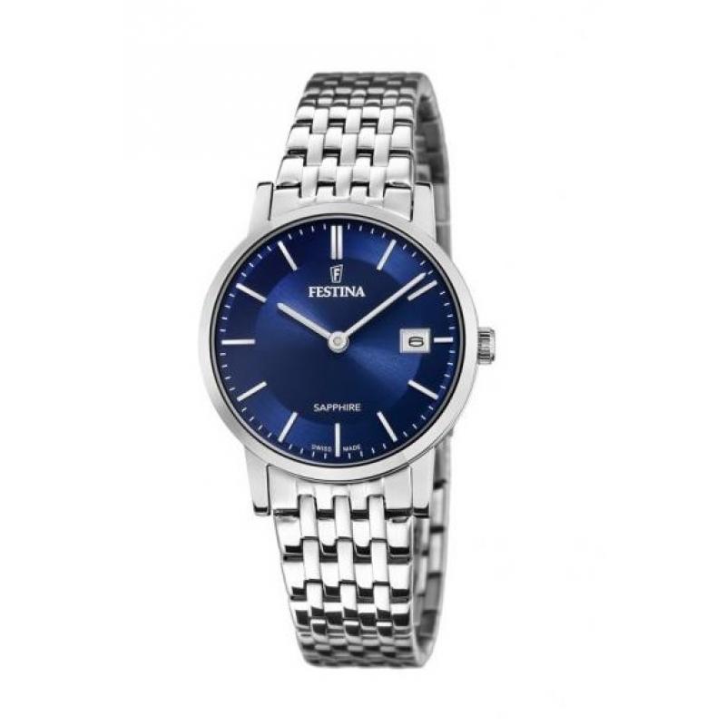 Ceas de dama Festina Swiss Made, Argintiu