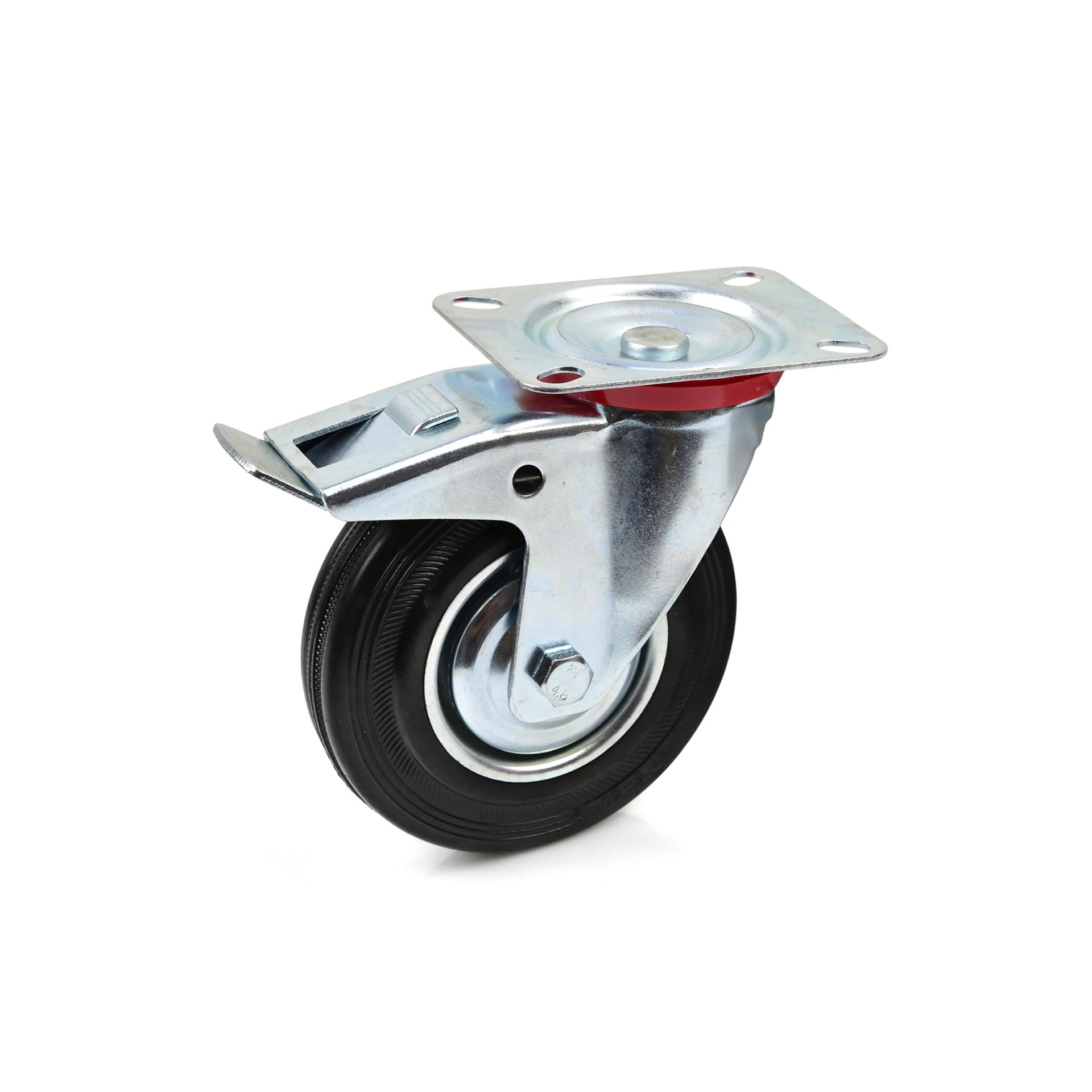 Roata pivotanta cu frana 125 mm Geko G71519