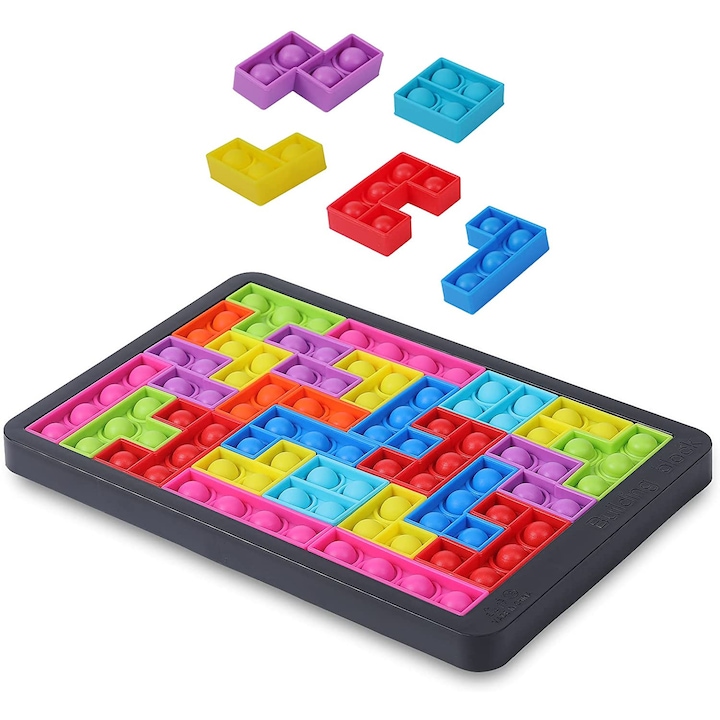 Flippy, Pop It Now Szilikon stresszoldó puzzle játék, Többszínű