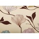 Husa elastica universala pentru canapea si pat, cu 2 fete de perna, crem cu flori, 90X 140 cm, buz®