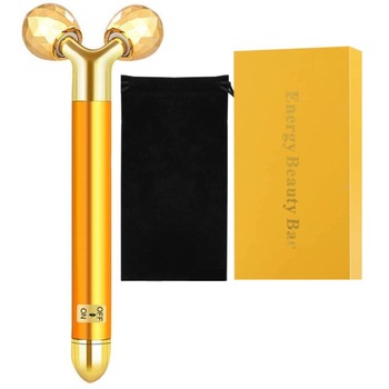 Aparat Lifting Facial cu Vibromasaj 2 in 1 EvoSmart™ BB-01, Role 3D, Impotriva Ridurilor, Energy Beauty Bar 24K cu functie Antirid, Gold Aparat Lifting Facial cu Vibromasaj 2 in 1 EvoSmart™ BB-01, Role 3D, Impotriva Ridurilor, Energy Beauty Bar 24K cu functie Antirid, Gold