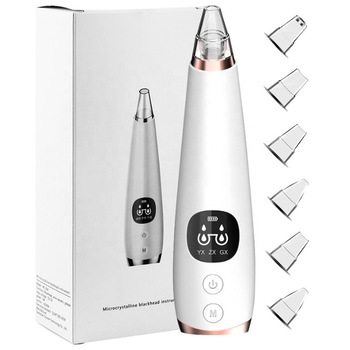 Aparat Indepartat Puncte Negre EvoSmart™ PN-02 , De Grasime, Cu Vacuum, 3 Puteri Ajustabile, 6 Capete, Ingrijire faciala, Curatare faciala, Acnee, Incarcare USB, Display LED, Alb Aparat Indepartat Puncte Negre EvoSmart™ PN-02 , De Grasime, Cu Vacuum, 3 Puteri Ajustabile, 6 Capete, Ingrijire faciala, Curatare faciala, Acnee, Incarcare USB, Display LED, Alb