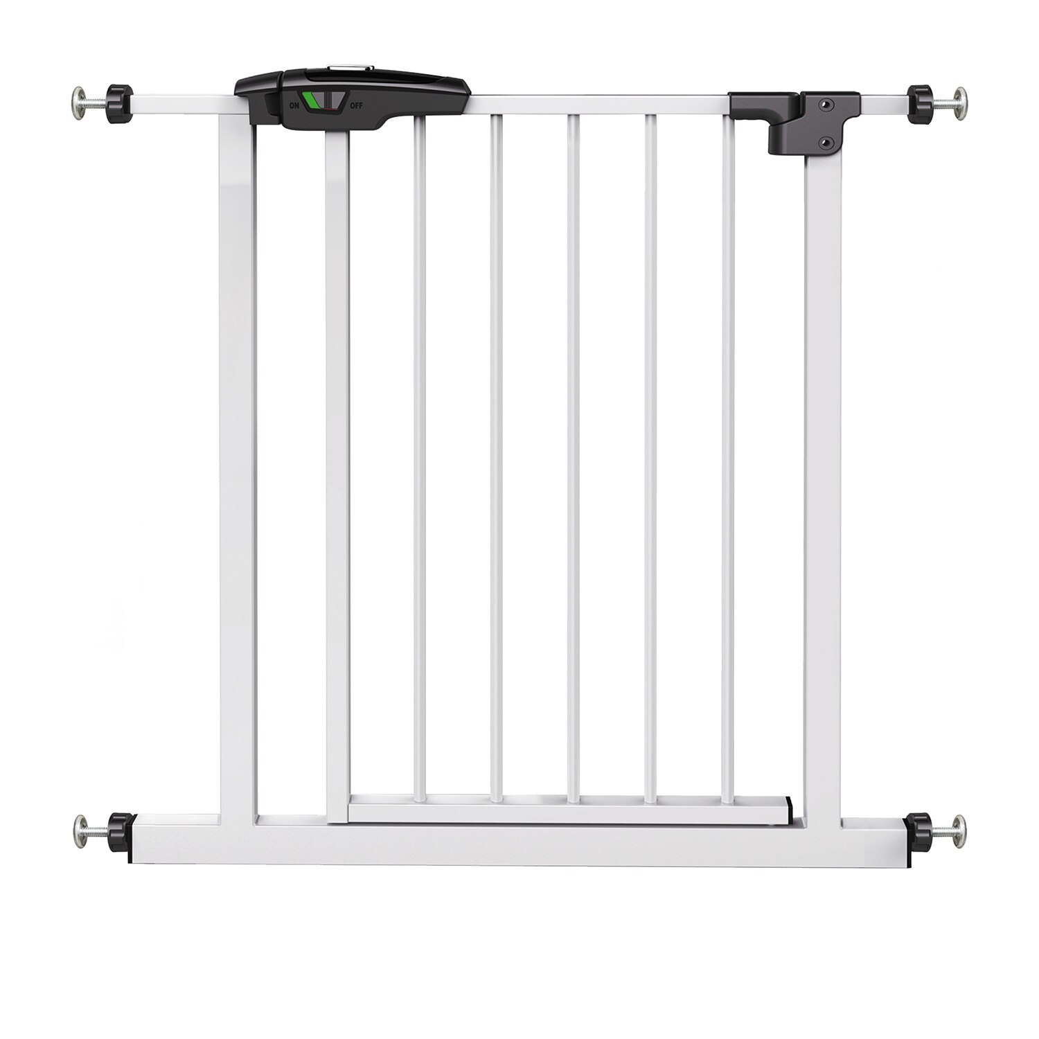 Poarta de siguranta pentru copii, max. 85 - 77 cm, Tatkraft Gate, alb