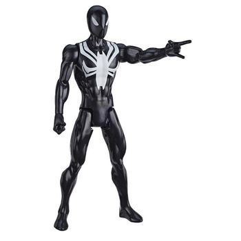 Figurina SpiderMan Titan Web Warriors Black Suit Spider 30 cm Figurina SpiderMan Titan Web Warriors Black Suit Spider 30 cm