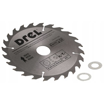 Disc circular vidia, 24 dinti, 180 mm, Drel Disc circular vidia, 24 dinti, 180 mm, Drel