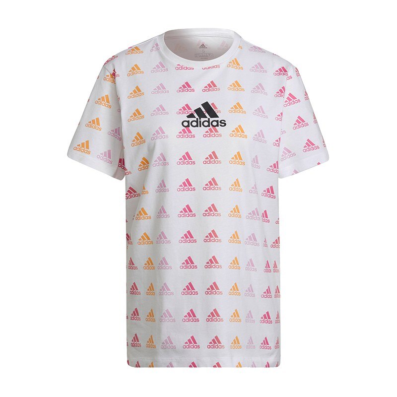 Tricou Adidas Essentials Gradient Logo W GL0532, Alb