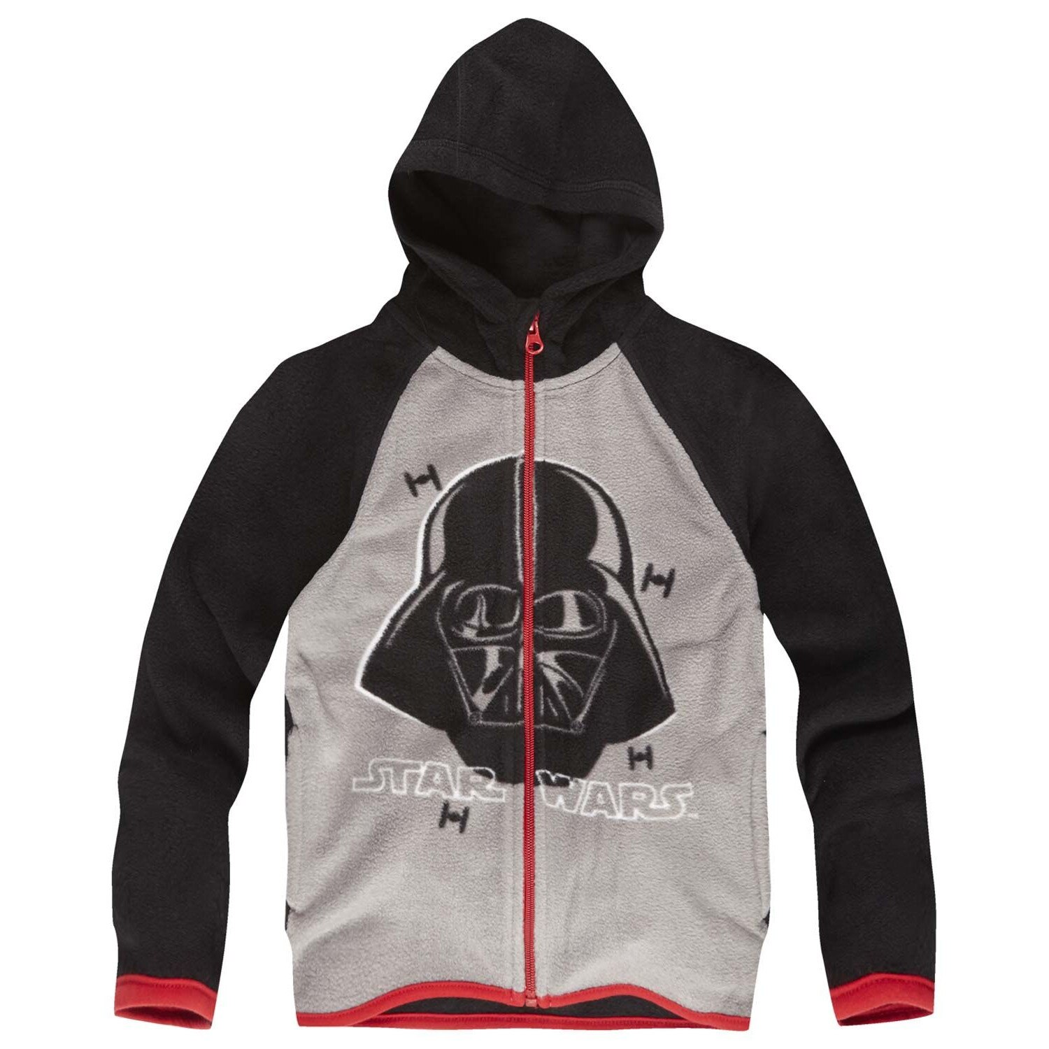 Jacheta de toamna polar Star Wars gri/negru, 134 cm, 9 ani
