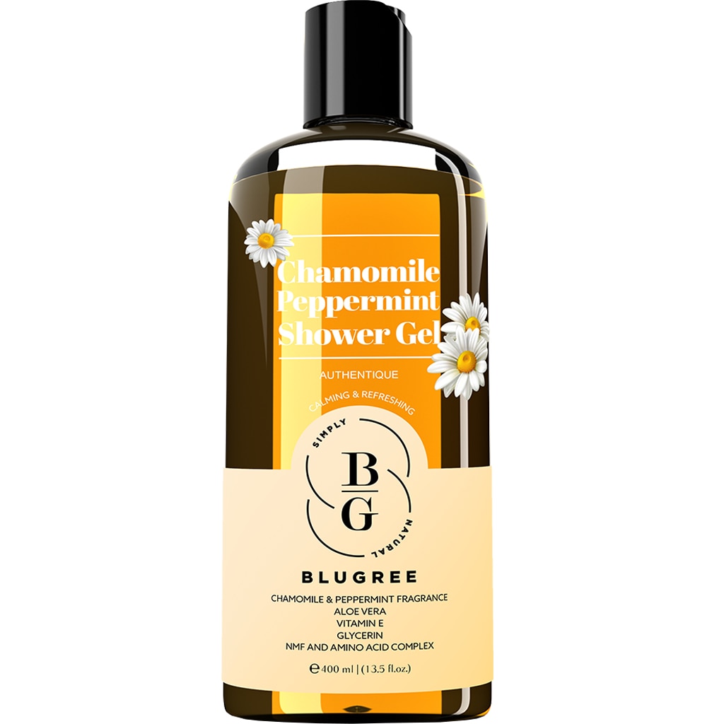 Gel De Dus BluGree, Musetel Si Menta, 400ml