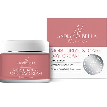 Crema Hidratanta De Zi Andiamo Bella, Grapefruit, Ten Mixt, 50ml Crema Hidratanta De Zi Andiamo Bella, Grapefruit, Ten Mixt, 50ml