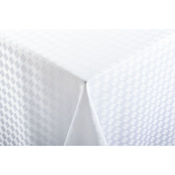 Metraj fata de masa damasc alb, TP 250 - 152x100 cm Metraj fata de masa damasc alb, TP 250 - 152x100 cm