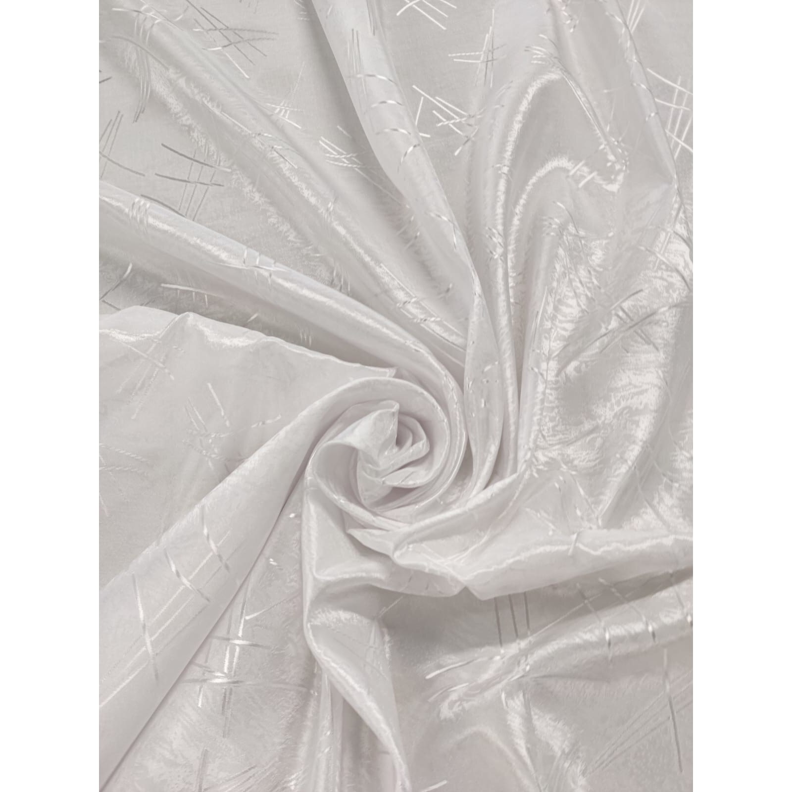 Metraj fata de masa PES alb, TB 150 - 152x100 cm