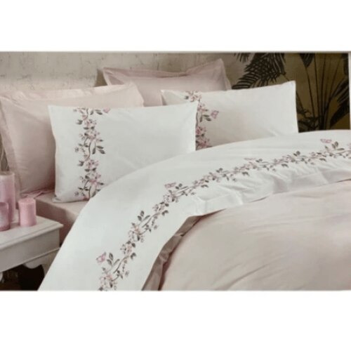 Set Lenjerie de Pat Bumbac Boutique Spring, Dubla, 240x260cm