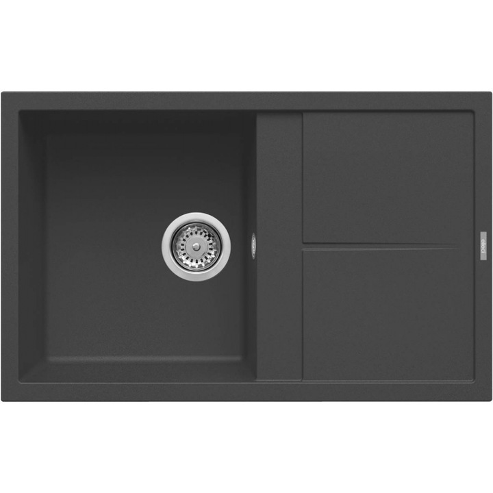 Elleci Unico 300 Antracite G59 Granitek mosogatótálca