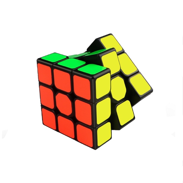 Cub Rubik 3x3x3 QY Speedcube Black, teleMAG