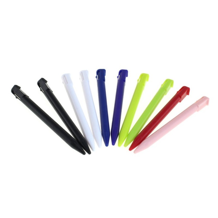 Set 10 bucati stylus din plastic pentru nintendo 3ds