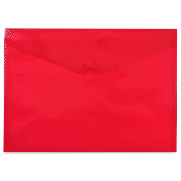 Mapa, A4, Plastic, Rosu